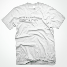 Load image into Gallery viewer, &quot;Love + Light&quot; T-Shirt (More Colors Available)
